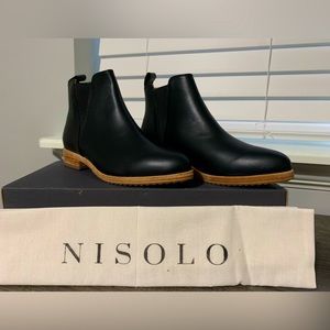 NEW Nisolo Everyday Chelsea Boot Black Sz 6.5